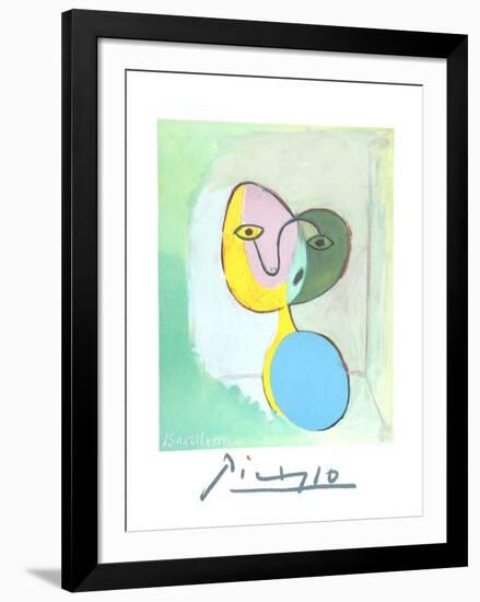 Figure (Portrait of Marie Therese Walter)-Pablo Picasso-Framed Collectable Print