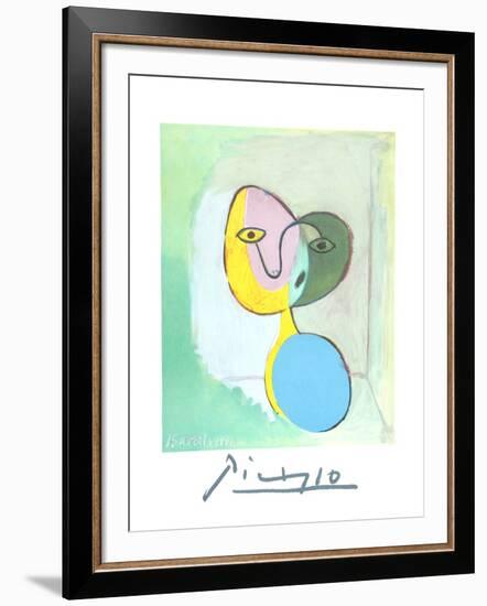 Figure (Portrait of Marie Therese Walter)-Pablo Picasso-Framed Collectable Print