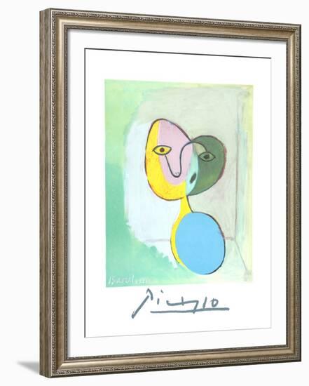 Figure (Portrait of Marie Therese Walter)-Pablo Picasso-Framed Collectable Print