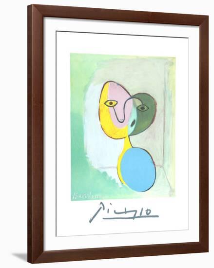 Figure (Portrait of Marie Therese Walter)-Pablo Picasso-Framed Collectable Print