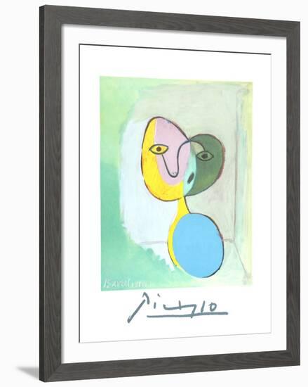 Figure (Portrait of Marie Therese Walter)-Pablo Picasso-Framed Collectable Print