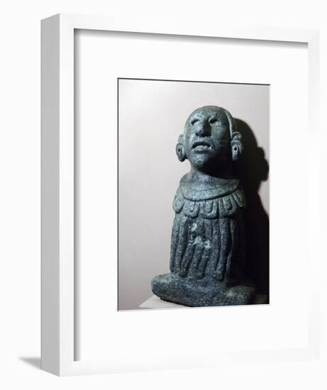 Figure representing the Aztec rain goddess, Chalchiuhtlicue, Mexico, 14th-16th century-Werner Forman-Framed Photographic Print