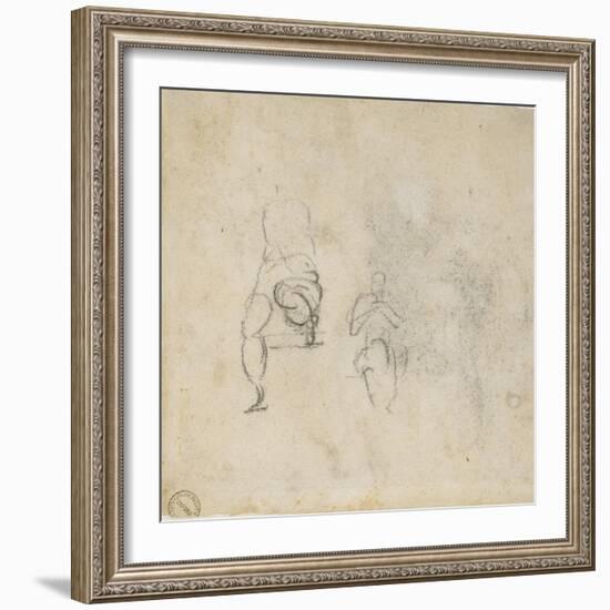 Figure Studies, C.1511-Michelangelo Buonarroti-Framed Giclee Print