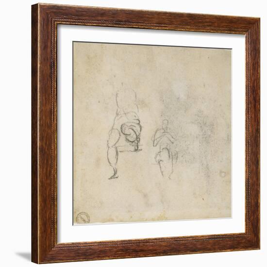 Figure Studies, C.1511-Michelangelo Buonarroti-Framed Giclee Print
