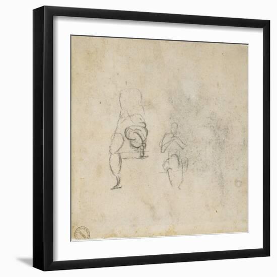 Figure Studies, C.1511-Michelangelo Buonarroti-Framed Giclee Print