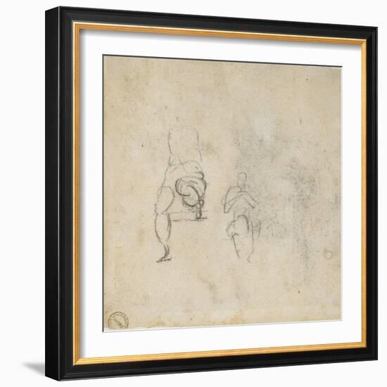 Figure Studies, C.1511-Michelangelo Buonarroti-Framed Giclee Print
