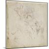 Figure Study, C.1511-Michelangelo Buonarroti-Mounted Giclee Print