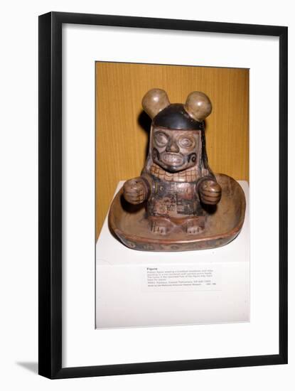 Figure with knobbed headdress and robe, Pacheco Culture, Tiahuanaco, Peru, 600-1000-Unknown-Framed Giclee Print