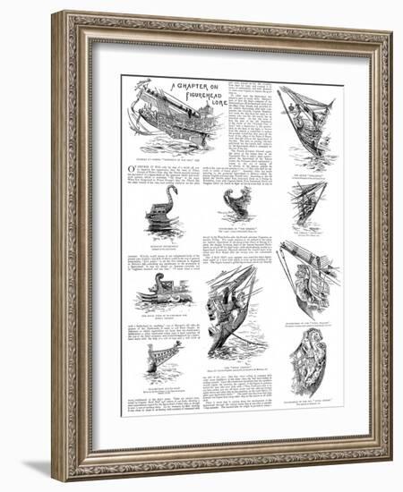 Figureheads, May 1890-null-Framed Art Print