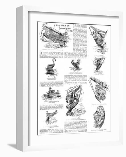 Figureheads, May 1890-null-Framed Art Print