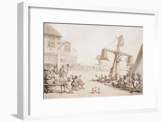 Figures at a Fair, 1803-Thomas Rowlandson-Framed Giclee Print
