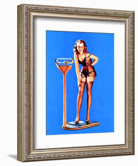 Figures Don't Lie Pin-Up 1939-Gil Elvgren-Framed Art Print