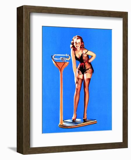 Figures Don't Lie Pin-Up 1939-Gil Elvgren-Framed Art Print