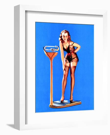 Figures Don't Lie Pin-Up 1939-Gil Elvgren-Framed Art Print