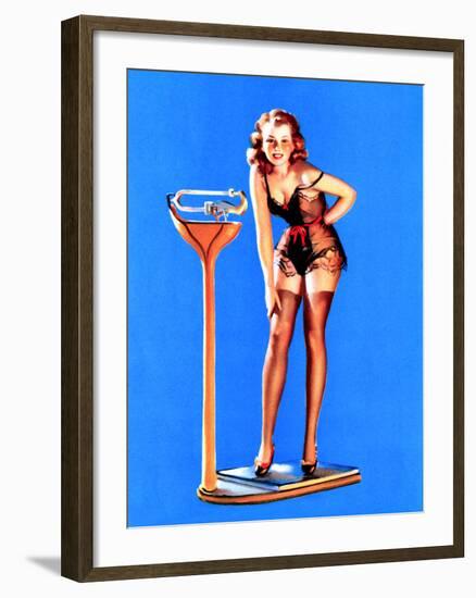 Figures Don't Lie Pin-Up 1939-Gil Elvgren-Framed Art Print