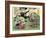 Figures from Otsu-E Paintings of the Floating World in a Drunken Stupor-Kyosai Kawanabe-Framed Giclee Print