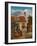 Figures in a Courtyard behind a House, c. 1663-5-Pieter de Hooch-Framed Giclee Print