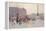 Figures in the Place De La Bastille-Eugene Galien-Laloue-Framed Premier Image Canvas