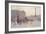 Figures in the Place De La Bastille-Eugene Galien-Laloue-Framed Giclee Print