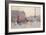 Figures in the Place De La Bastille-Eugene Galien-Laloue-Framed Giclee Print