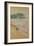 Figures on a Beach Near Cliffs-James Abbott McNeill Whistler-Framed Giclee Print