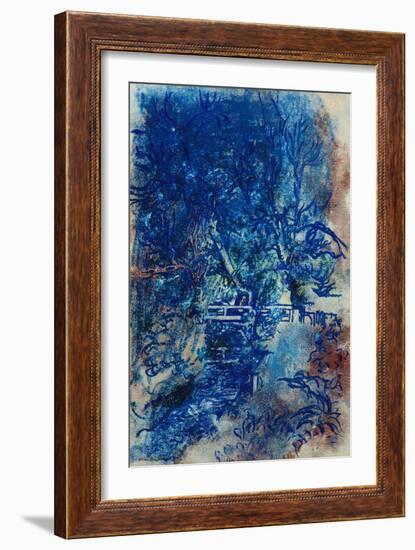 Figures on a Bridge-Brenda Brin Booker-Framed Giclee Print