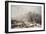 Figures on a Frozen Waterway, no.2-Frederik Marianus Kruseman-Framed Giclee Print