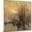 Figures on a Parisian Street-Eugene Galien-Laloue-Mounted Giclee Print