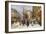 Figures on Le Boulevard St. Denis at Twilight-Eugene Galien-Laloue-Framed Giclee Print