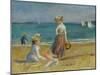 Figures on the Beach, 1890-Pierre-Auguste Renoir-Mounted Giclee Print