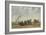 Figures on the Beach, C. 1867-70 (Oil on Canvas)-Eugene Louis Boudin-Framed Giclee Print