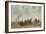 Figures on the Beach, C. 1867-70 (Oil on Canvas)-Eugene Louis Boudin-Framed Giclee Print