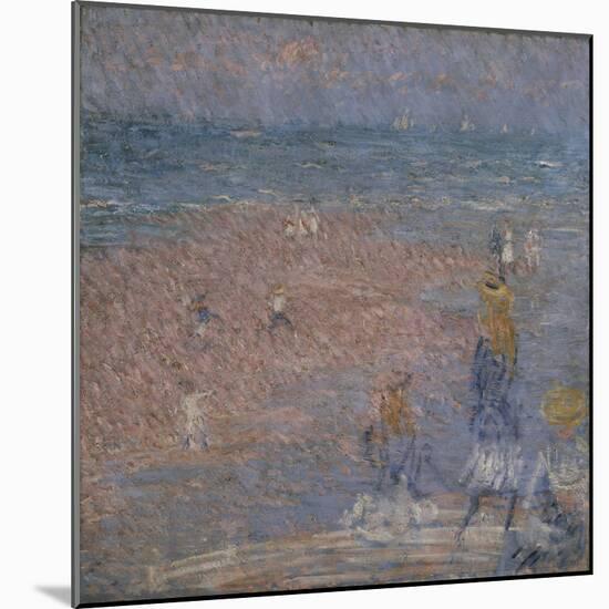 Figures on the Beach, Walberswick-Philip Wilson Steer-Mounted Giclee Print