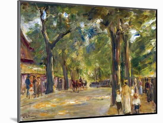 Figures on the Grosse Seestrasse in Wannsee Par Liebermann, Max (1847-1935). Oil on Canvas, Size :-Max Liebermann-Mounted Giclee Print