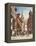 Figures on the Street in Zug, Switzerland, 1880-Jacques Carabain-Framed Premier Image Canvas