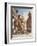 Figures on the Street in Zug, Switzerland, 1880-Jacques Carabain-Framed Giclee Print