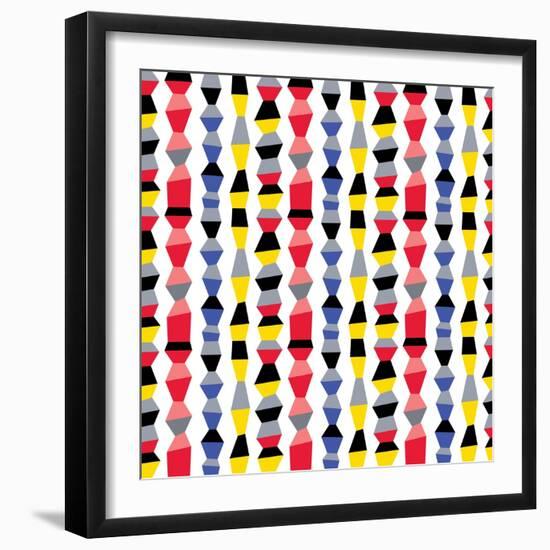 Figures2, 2017-Yuliya Drobova-Framed Giclee Print