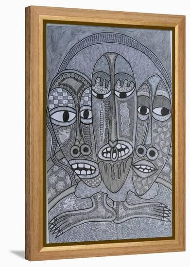 Figures-Muktair Oladoja-Framed Premier Image Canvas