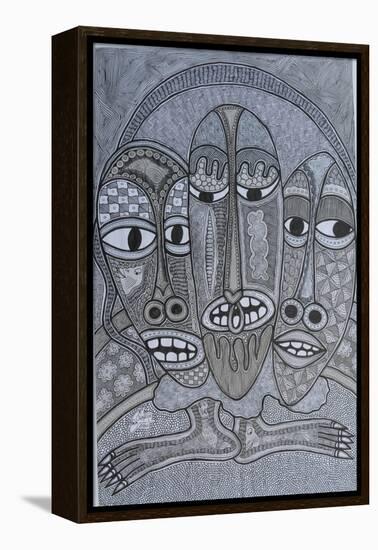 Figures-Muktair Oladoja-Framed Premier Image Canvas