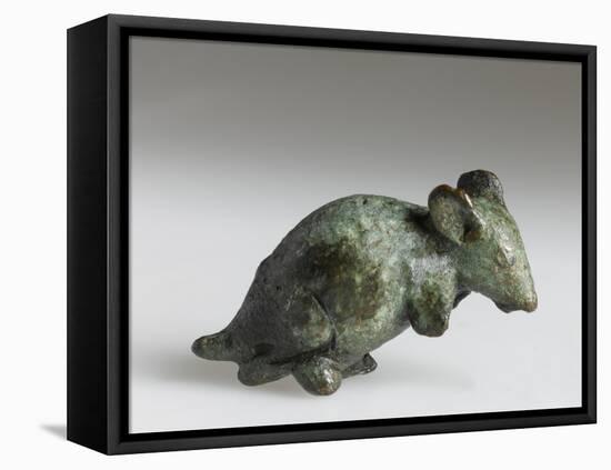 Figurine of a Mouse, C.30 BC - AD 384-Roman Period Egyptian-Framed Premier Image Canvas