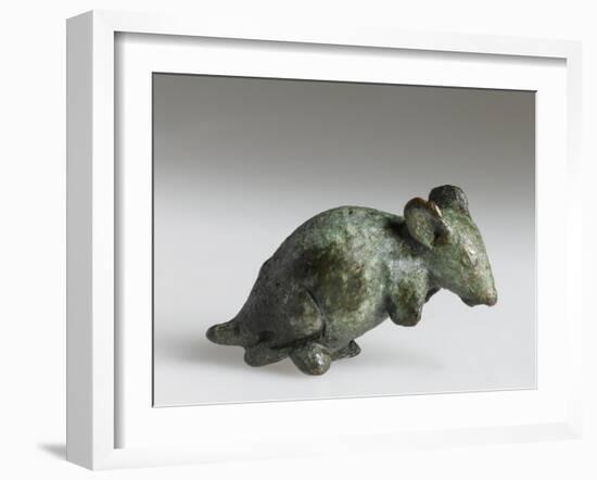 Figurine of a Mouse, C.30 BC - AD 384-Roman Period Egyptian-Framed Premium Giclee Print