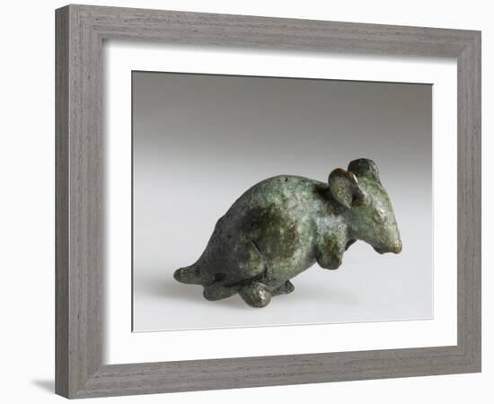 Figurine of a Mouse, C.30 BC - AD 384-Roman Period Egyptian-Framed Giclee Print