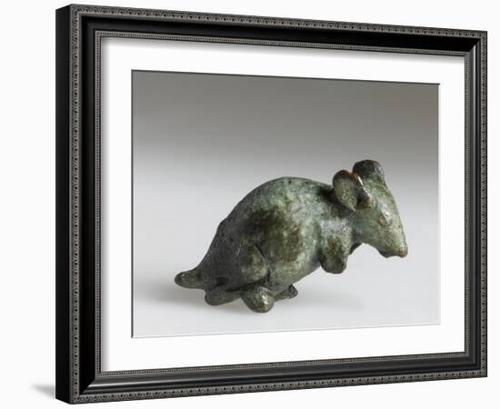 Figurine of a Mouse, C.30 BC - AD 384-Roman Period Egyptian-Framed Giclee Print