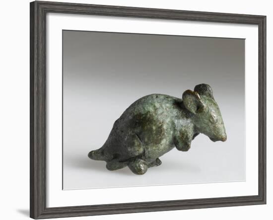 Figurine of a Mouse, C.30 BC - AD 384-Roman Period Egyptian-Framed Giclee Print