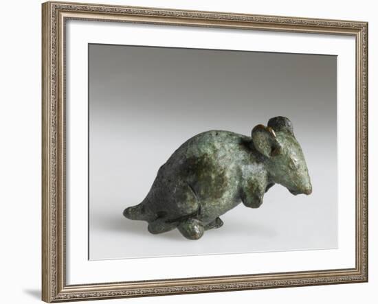 Figurine of a Mouse, C.30 BC - AD 384-Roman Period Egyptian-Framed Giclee Print