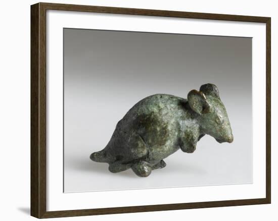 Figurine of a Mouse, C.30 BC - AD 384-Roman Period Egyptian-Framed Giclee Print