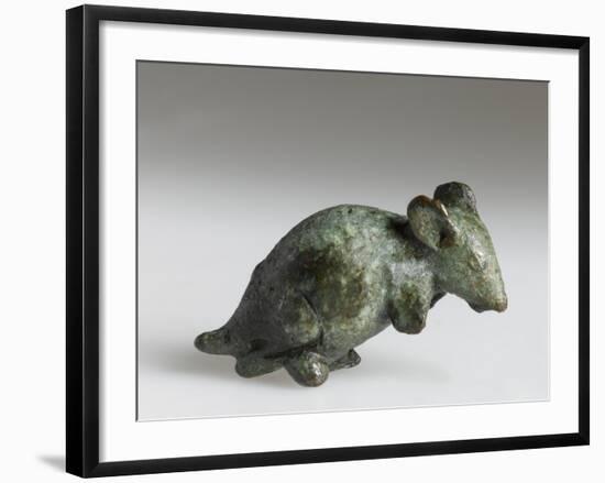 Figurine of a Mouse, C.30 BC - AD 384-Roman Period Egyptian-Framed Giclee Print