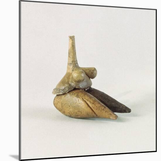 Figurine of a Nude Woman, known as the 'Venus of Sarab', from Tappeh Sarab, Iran-Prehistoric-Mounted Giclee Print