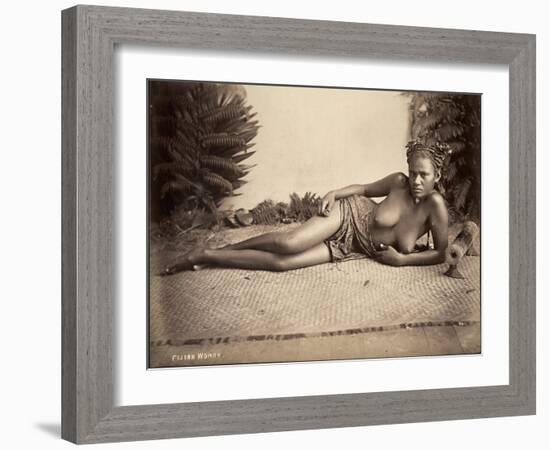 Fijian Woman-null-Framed Giclee Print