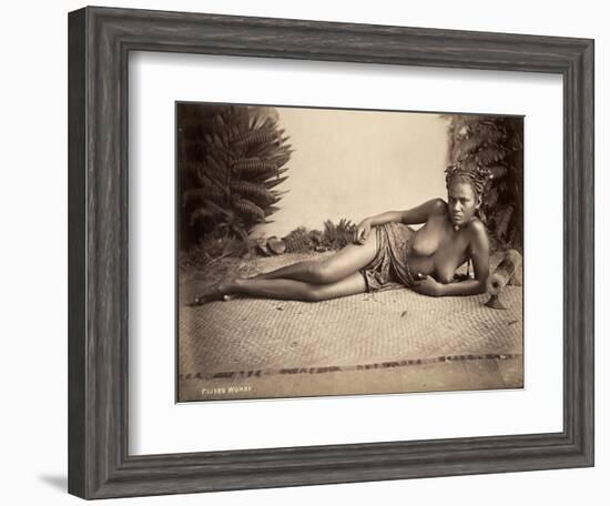 Fijian Woman-null-Framed Giclee Print